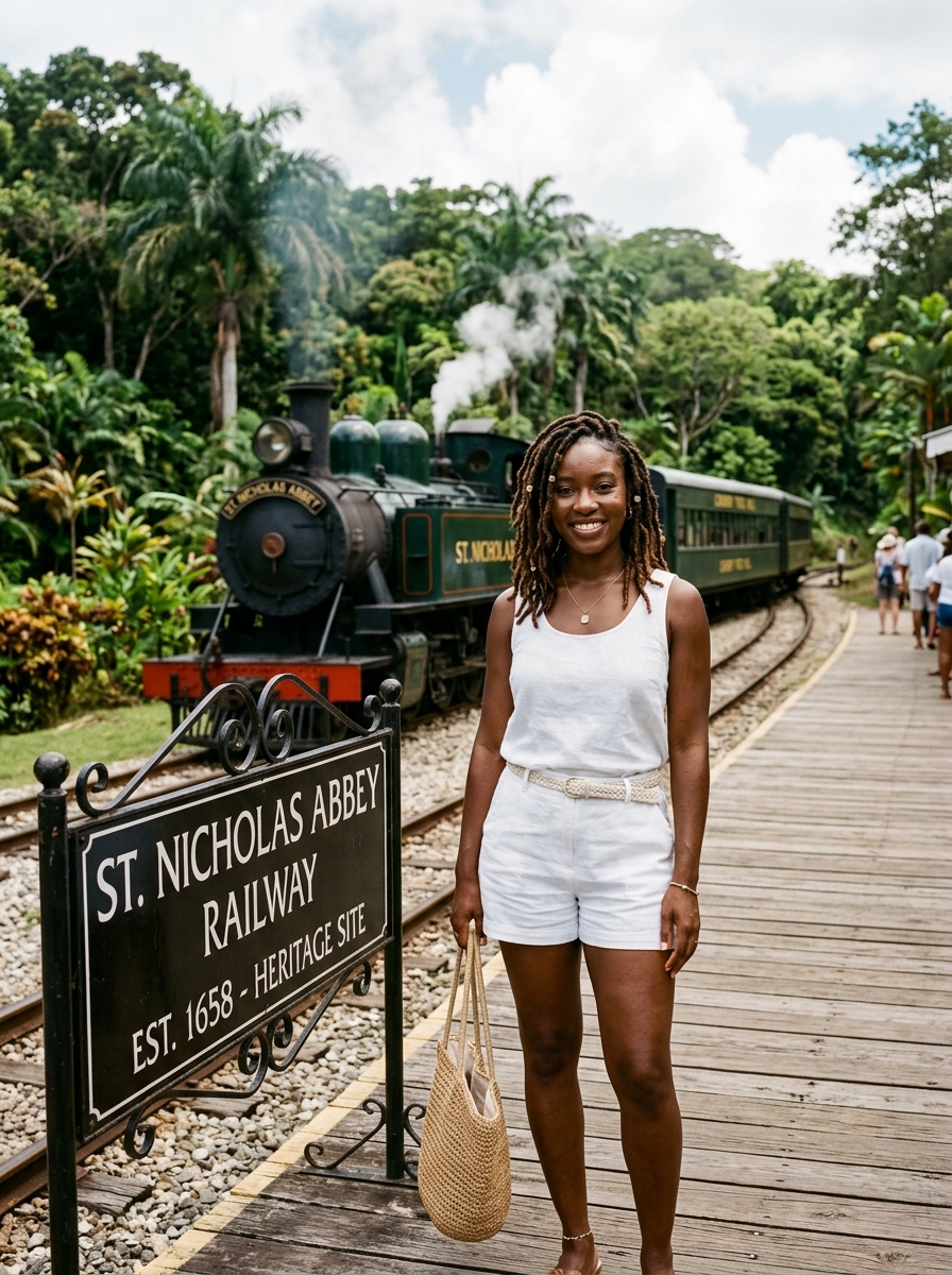 Anaiya at St. Nicholas Abbey without Posing Guidance