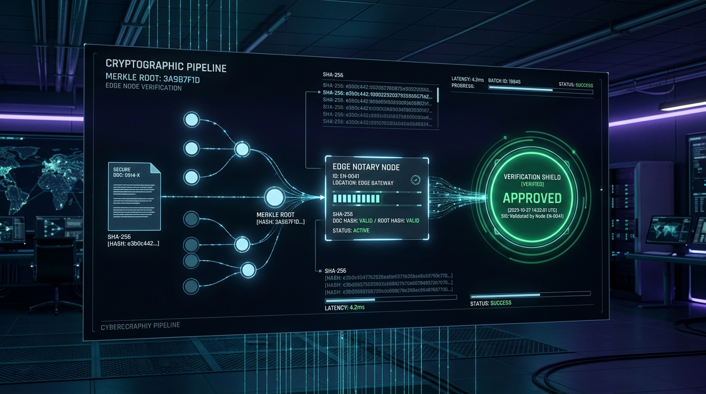 Edge Provenance Architecture Pipeline